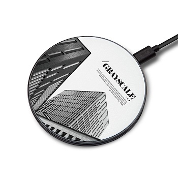Wireless charger Беспроводное зарядное устройство  (ОТТЕНКИ СЕРОГО) CPD-003