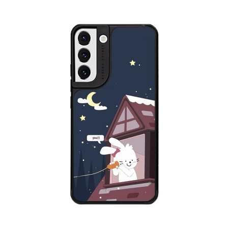 Чехол для смартфона DPARKS Розовый дом синий